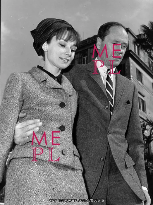 : Audrey Hepburn and Mel Ferrer in Rome : Audrey Hepburn and Mel Ferrer in Rome
