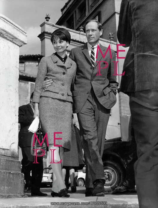 : Audrey Hepburn and Mel Ferrer in Rome : Audrey Hepburn and Mel Ferrer in Rome