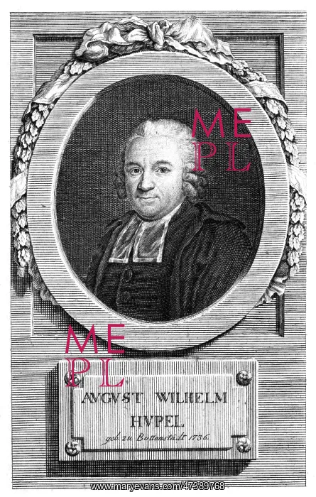: AUG. WIL. HUPEL : AUG. WIL. HUPEL