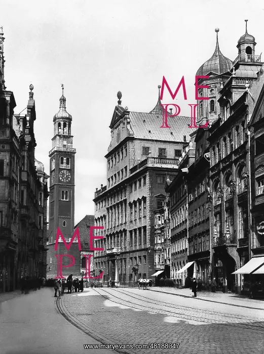 : Augsburg, around 1900 : Augsburg, around 1900