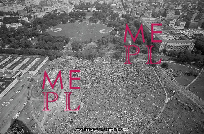 : August 28, 1963 - Aerial view, of the March : August 28, 1963 - Aerial view, of the March