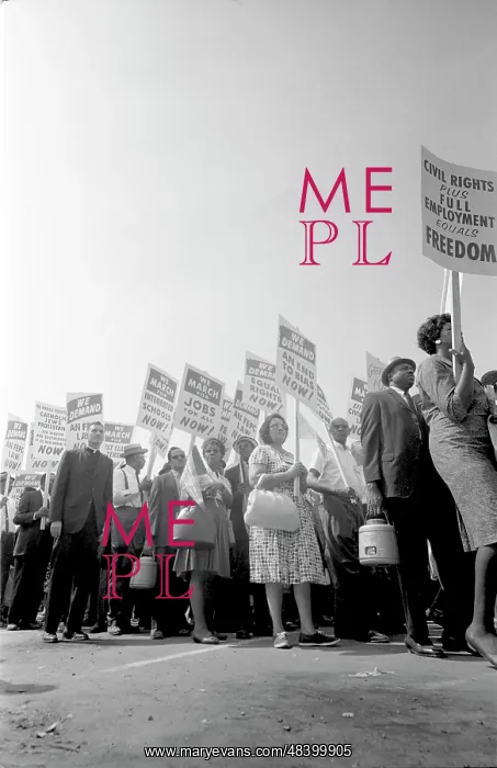 : August 28, 1963 - Demonstrators marching during : August 28, 1963 - Demonstrators marching during