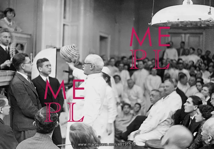 : August Bier during his farewell lecture at the University Ho : August Bier during his farewell lecture at the University Ho
