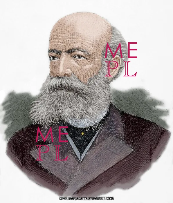 : August Kekule (1829-1896). Engraving. Colored : August Kekule (1829-1896). Engraving. Colored