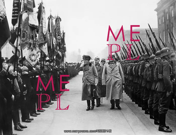 : August von Mackensen at a Langemark commemoration, 1934 : August von Mackensen at a Langemark commemoration, 1934