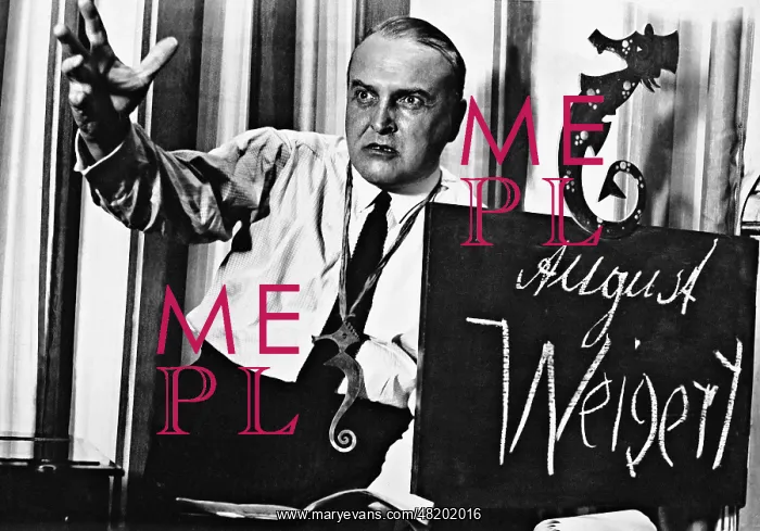 : August Weigert, 1931 : August Weigert, 1931