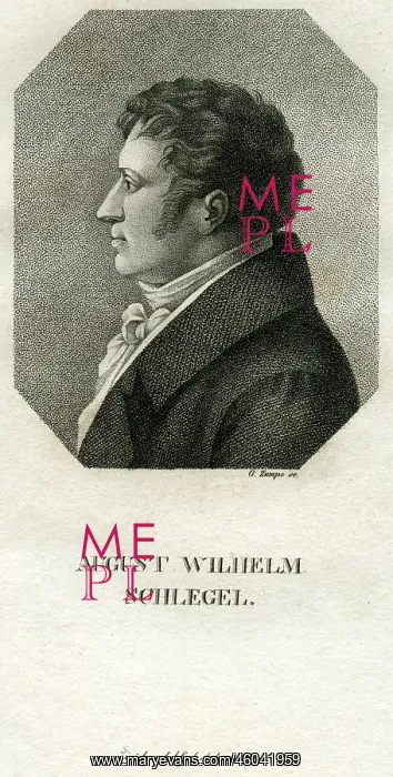  : August Wilhelm von Schlegel
