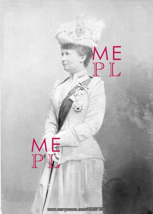 : Augusta Victoria as regimental chief of the : Augusta Victoria as regimental chief of the