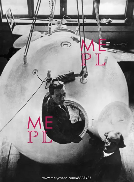 : Auguste Piccard and Max Cosyns, 1933 : Auguste Piccard and Max Cosyns, 1933