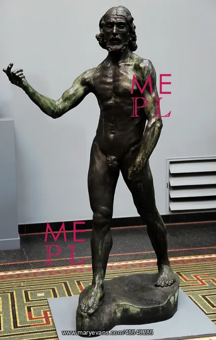 : Auguste Rodin (1840-1917). Saint John the Baptist Preaching : Auguste Rodin (1840-1917). Saint John the Baptist Preaching