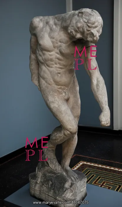 : Auguste Rodin (1840-1917). The Shade. Plaster (1903-04) (188 : Auguste Rodin (1840-1917). The Shade. Plaster (1903-04) (188