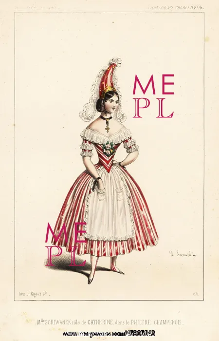 : Augustine-Celestine Schriwaneck as Catherine : Augustine-Celestine Schriwaneck as Catherine