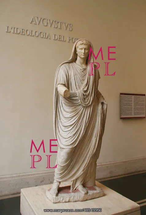 : Augustus ( 63 BC sA?i? 14 AD). First Emperor. Statue Via Lab : Augustus ( 63 BC sA?i? 14 AD). First Emperor. Statue Via Lab
