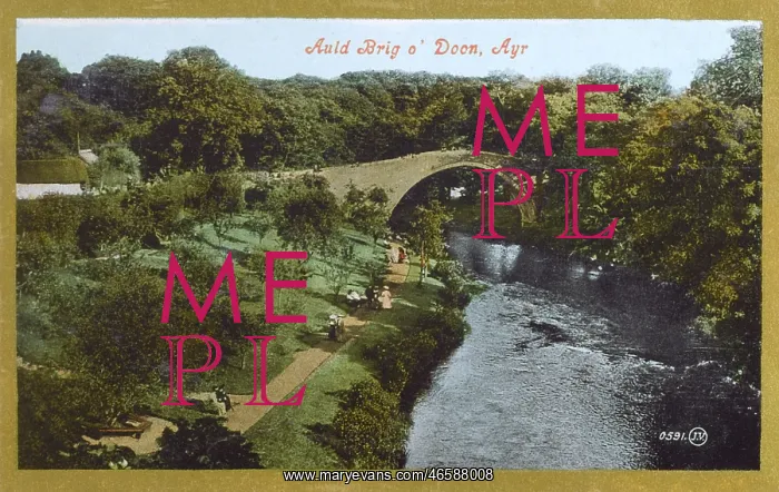 : Auld Brig o'Doon, Ayr, Scotland : Auld Brig o'Doon, Ayr, Scotland