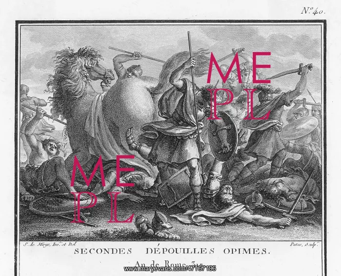 : Aulus Cornelius Cossus killing Lars Tolumnius : Aulus Cornelius Cossus killing Lars Tolumnius