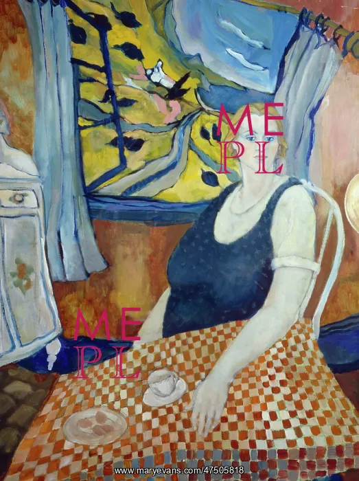 : Aunt Matilda ' woman at table and window : Aunt Matilda ' woman at table and window