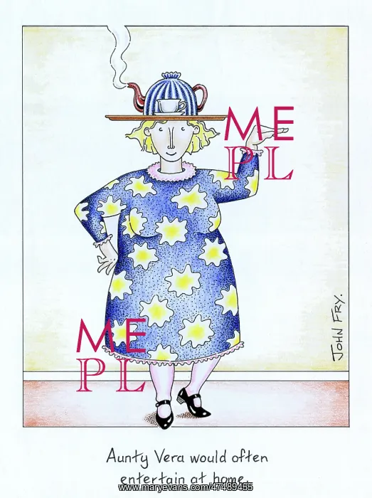 : Aunty Vera would often entertain at home : Aunty Vera would often entertain at home