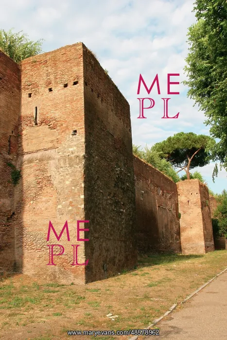 : Aurelian Walls. Rome. Italy : Aurelian Walls. Rome. Italy