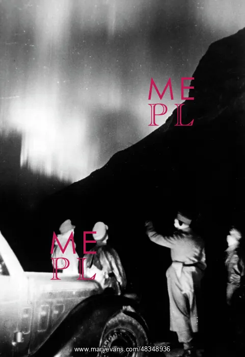 : Aurora polaris in Norway, 1944 : Aurora polaris in Norway, 1944