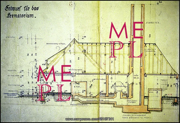 : Auschwitz plans for crematorium : Auschwitz plans for crematorium