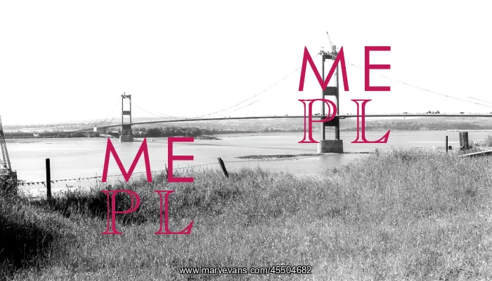  : Aust Ferry, the Severn Bridge under construction c1965