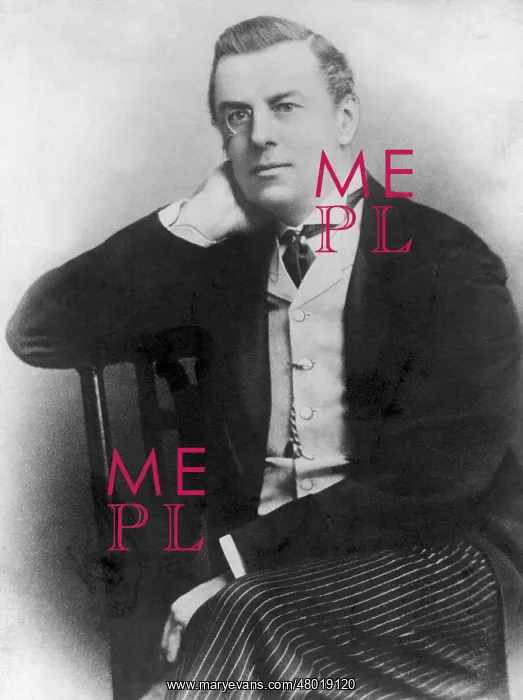 : Austen Chamberlain as a young man : Austen Chamberlain as a young man