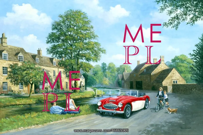 : Austin Healey 3000 in the Cotswolds : Austin Healey 3000 in the Cotswolds