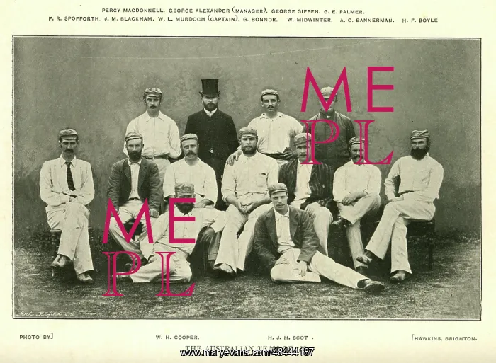  : The Australian Cricket Team 1884