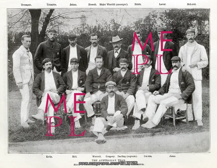 : The Australian cricket team, 1899 : The Australian cricket team, 1899