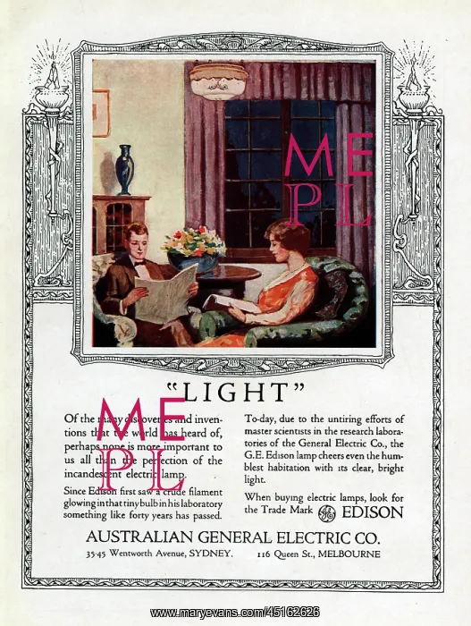: Australian General Electric Advertisement : Australian General Electric Advertisement