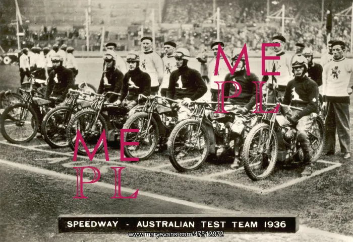 : Australian Speedway Team, 1936 : Australian Speedway Team, 1936