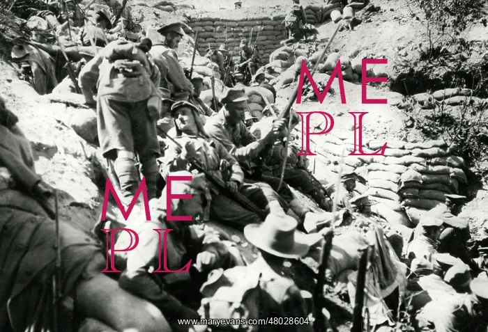 : Australian troops, Quinn's Post, Gallipoli, Turkey, WW1 : Australian troops, Quinn's Post, Gallipoli, Turkey, WW1