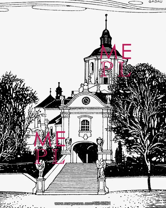 : Austria, Eisenstadt, Bergkirche, exterior view : Austria, Eisenstadt, Bergkirche, exterior view