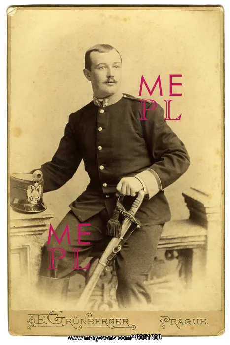 : Austria-Hungary First Lieutenant in uniform : Austria-Hungary First Lieutenant in uniform