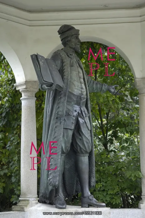 : AUSTRIA. Linz. Statue of Johannes Kepler : AUSTRIA. Linz. Statue of Johannes Kepler