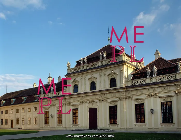 : Austria. Vienna. Belvedere. Lower Belvedere. 1714-1716. By H : Austria. Vienna. Belvedere. Lower Belvedere. 1714-1716. By H