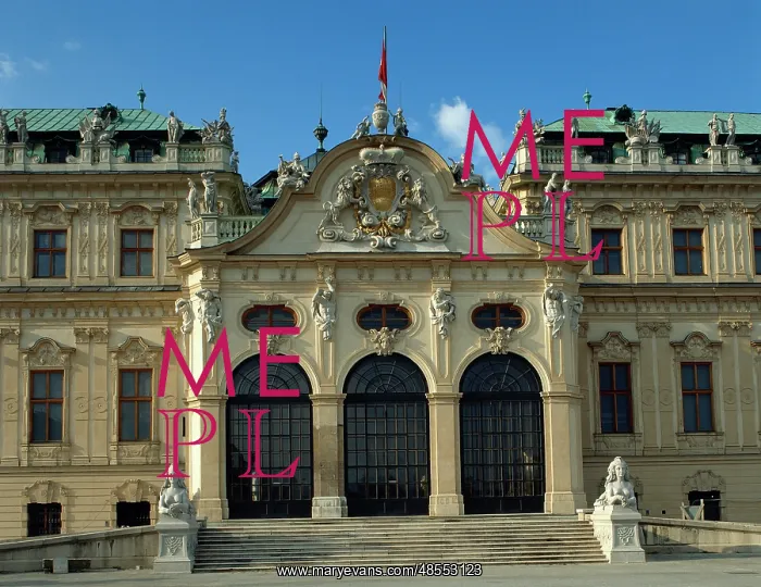 : Austria. Vienna. Belvedere. Upper Belvedere. 1717-1723. By H : Austria. Vienna. Belvedere. Upper Belvedere. 1717-1723. By H