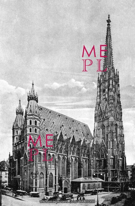 : Austria, Vienna, St. Stephen's Cathedral, circa : Austria, Vienna, St. Stephen's Cathedral, circa
