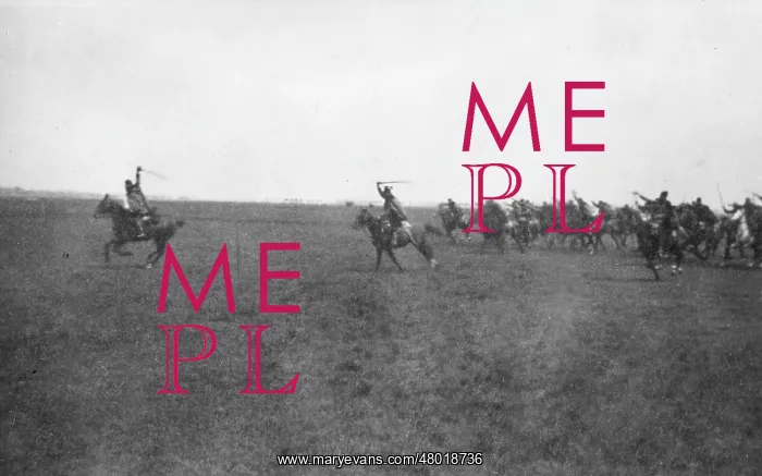 : Austrian 7th Uhlans attacking, Galicia, WW1 : Austrian 7th Uhlans attacking, Galicia, WW1
