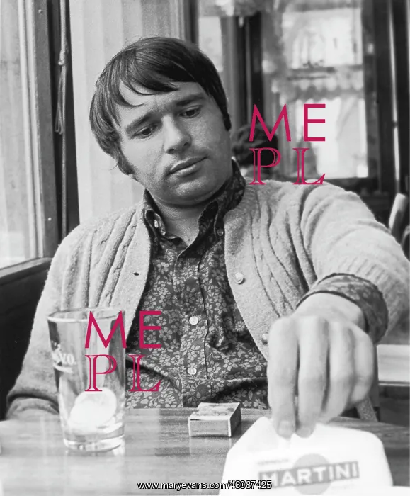 : Austrian author Wolfgang Bauer. April 1969. Photograph : Austrian author Wolfgang Bauer. April 1969. Photograph