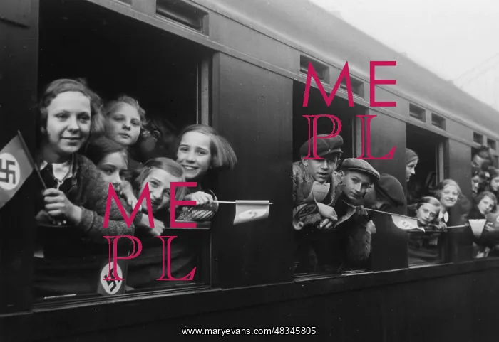 : Austrian children traveling to Germany : Austrian children traveling to Germany