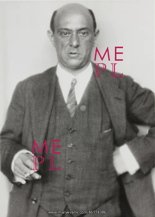 : The Austrian composer Arnold Schoenberg. About 1930. Pho : The Austrian composer Arnold Schoenberg. About 1930. Pho