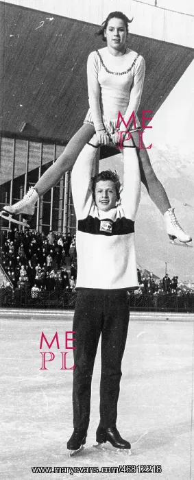: Austrian figure skaters Gerlinde Schonbauer, Wilhelm Bietak : Austrian figure skaters Gerlinde Schonbauer, Wilhelm Bietak