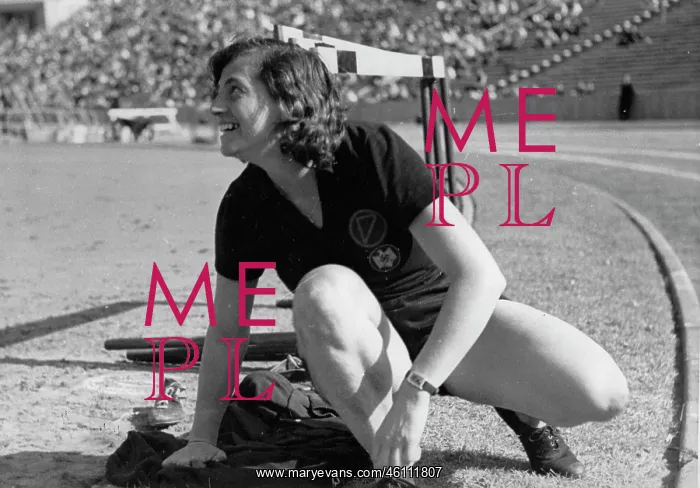 : The Austrian javelin thrower Herma Bauma : The Austrian javelin thrower Herma Bauma