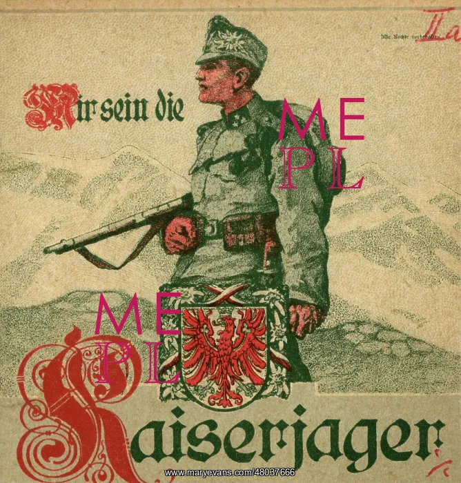 : Austrian Kaiserjaeger soldier, WW1 : Austrian Kaiserjaeger soldier, WW1