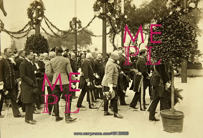 : Austrian notables in uniform and civilian : Austrian notables in uniform and civilian