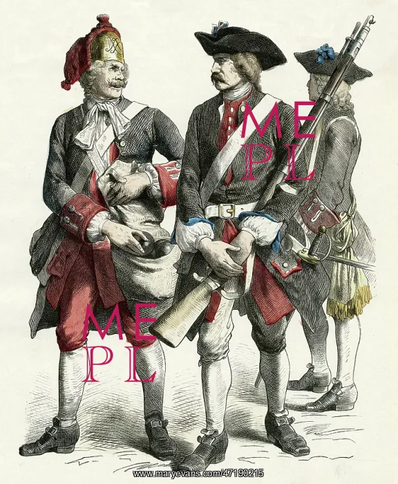  : Austrian officers 1710