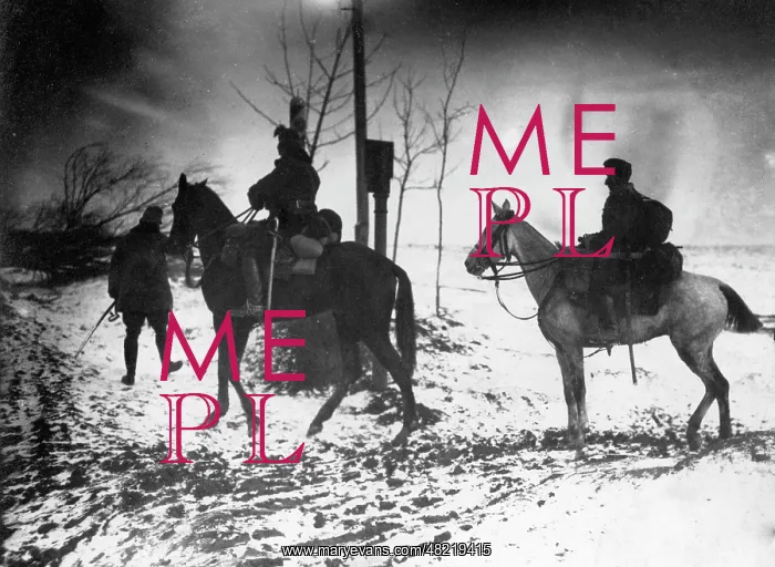 : Austrian patrol at the Eastern front, 1915 : Austrian patrol at the Eastern front, 1915