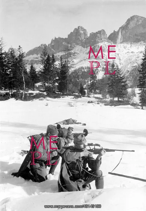 : Austrian patrol in Tyrol, 1916 : Austrian patrol in Tyrol, 1916