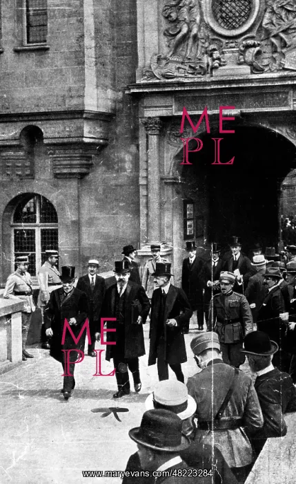 : Austrian Peeace Delegation in St. Germain, 1919 : Austrian Peeace Delegation in St. Germain, 1919